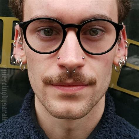 cool nose piercings for men.